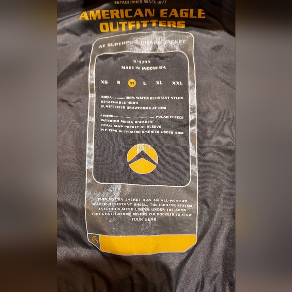 American Eagle Outfitters Yellow/Gray Winter Ski Jacket size Medium - Picture 9 of 15